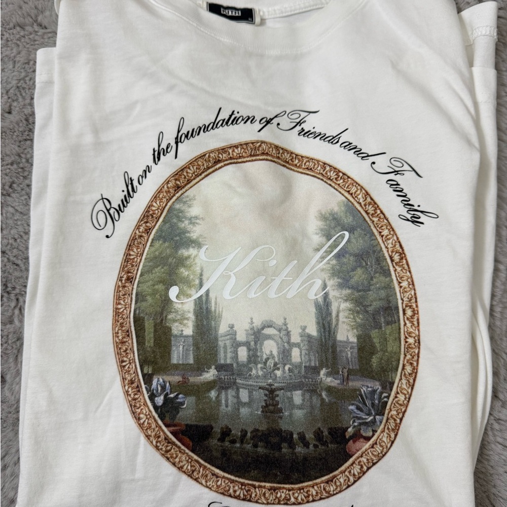 Kith White Tee With Black Script - image 1